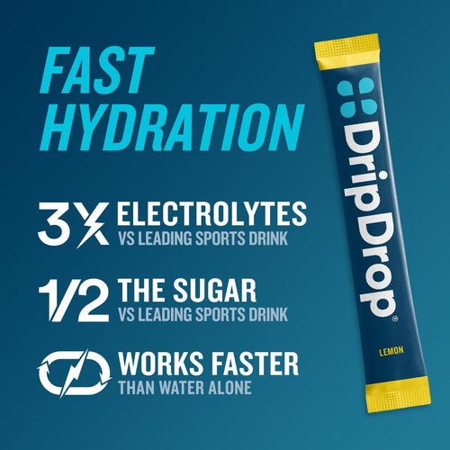 DripDrop Bold Variety Pack Electrolyte Powder, 16 oz sticks, 80 count Y4
