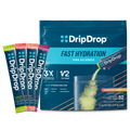 DripDrop Sunburst Variety Pack Electrolyte Powder, 8 oz sticks, 32 count I1