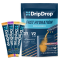DripDrop Tropical Variety Pack Electrolyte Powder, 8 oz sticks, 16 count I8