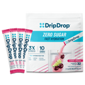 DripDrop Zero Sugar Cherry Limeade Electrolyte Powder, 8 oz sticks, 32 count V3
