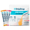 DripDrop Zero Sugar Citrus Variety Pack Electrolyte Powder, 8 oz sticks, 32 count I4