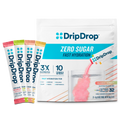 DripDrop Zero Sugar Classic Variety Pack Electrolyte Powder, 8 oz sticks, 32 count L6
