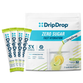 DripDrop Zero Sugar Lemon Lime Electrolyte Powder, 8 oz sticks, 32 count G3
