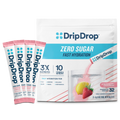 DripDrop Zero Sugar Strawberry Lemonade Electrolyte Powder, 8 oz sticks, 32 count U0
