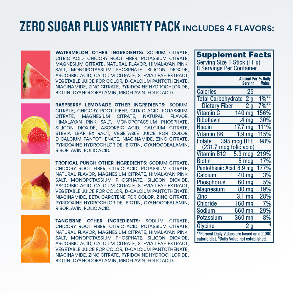 Zero Sugar Plus Starter Pack, 16 count Y0